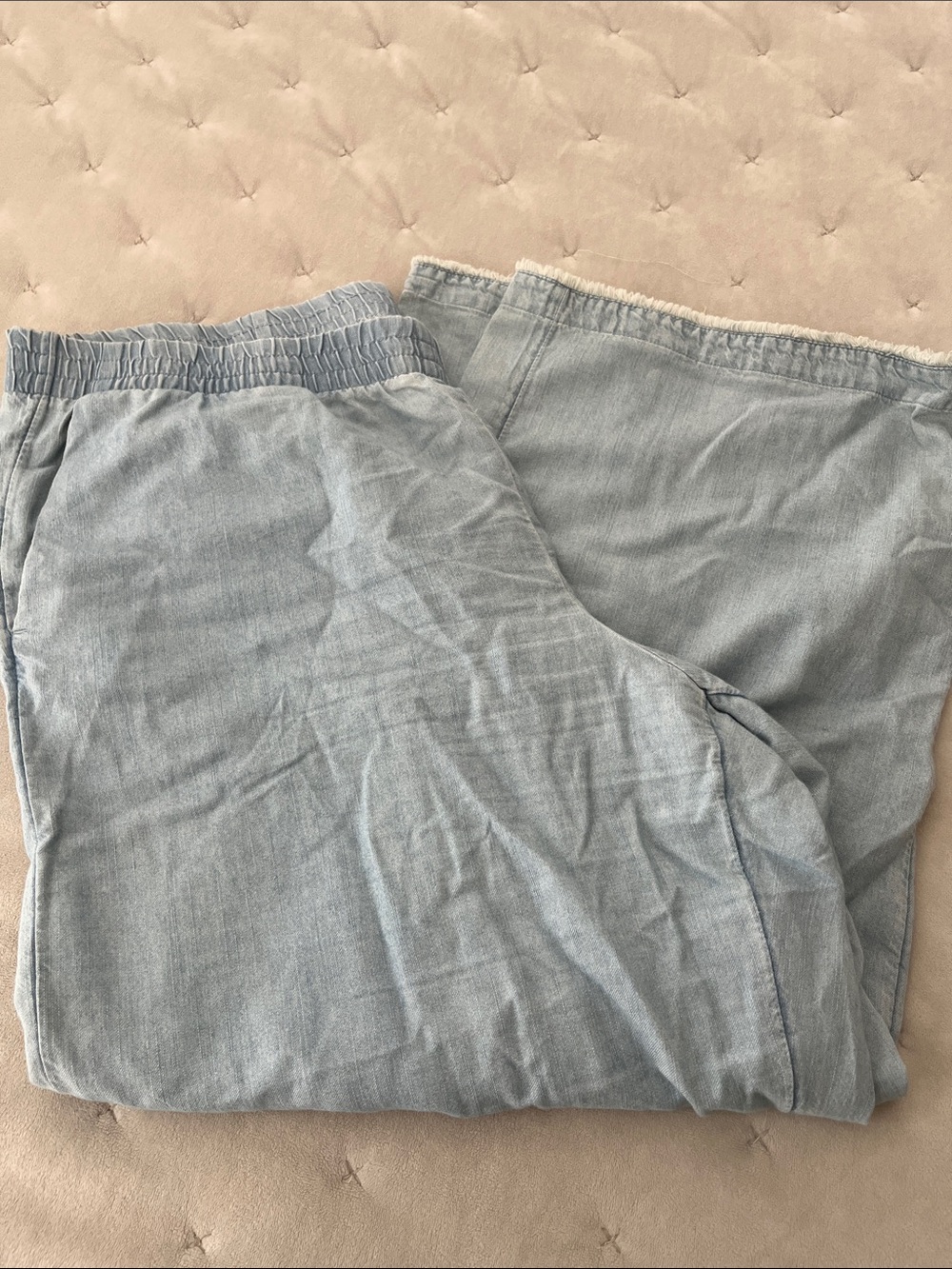 J. Jill Light Blue Cropped Pants